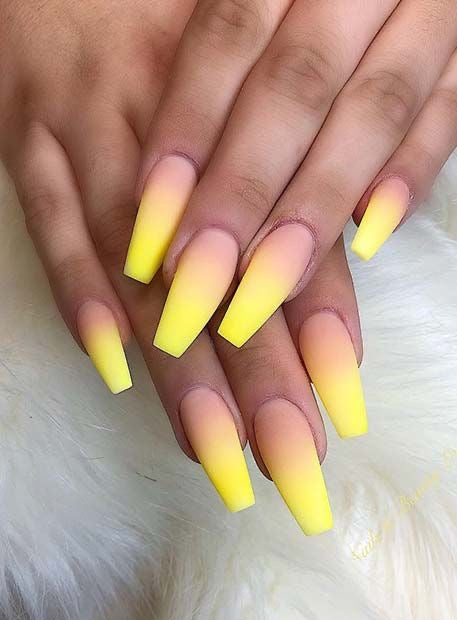 Neon Ombré Matte