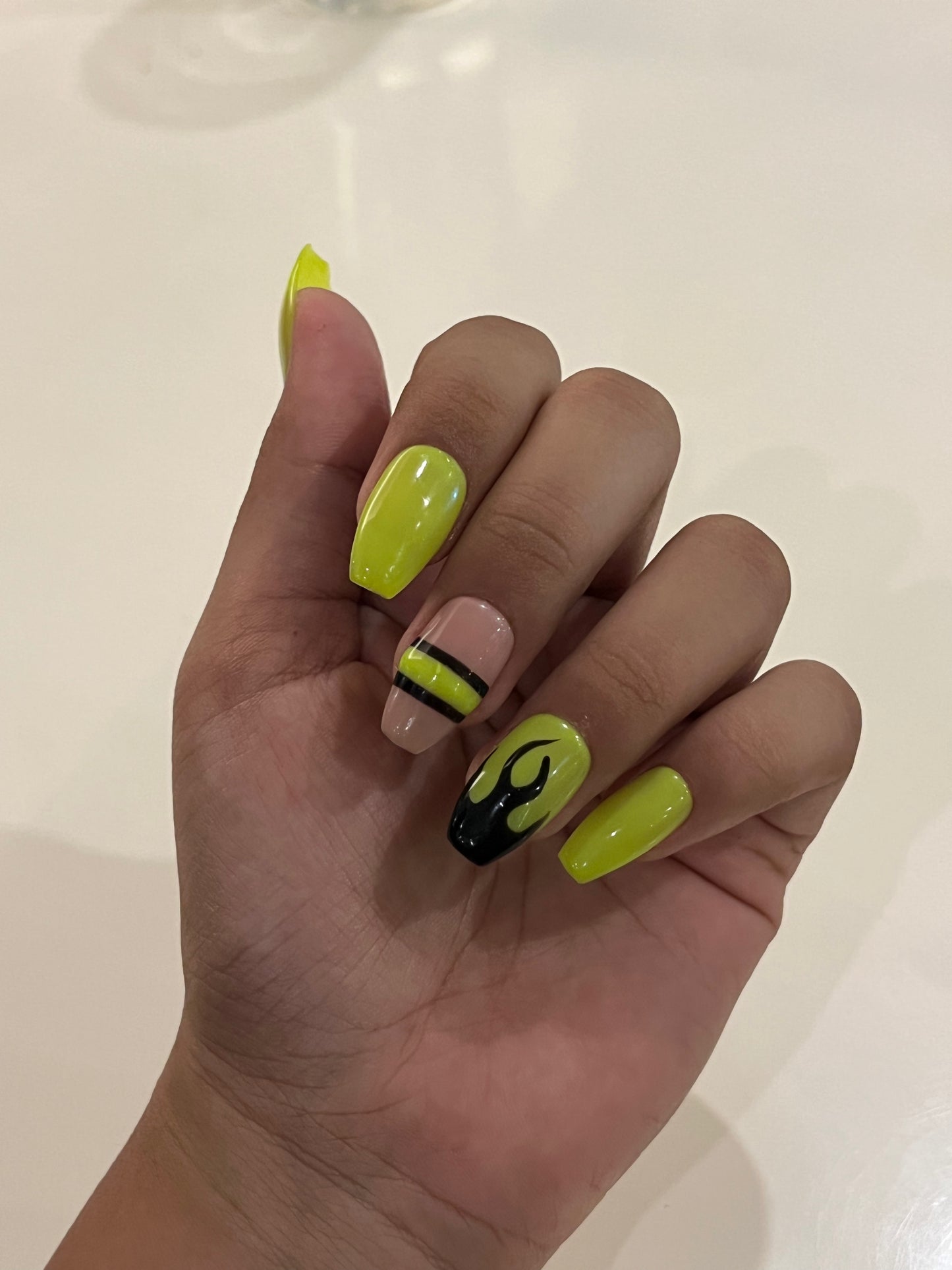 Blazing neon