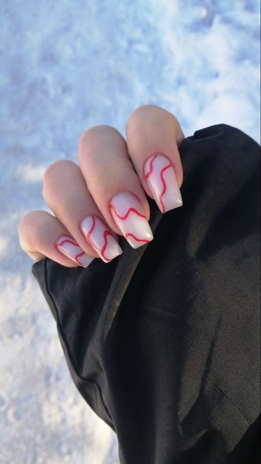 Scarlet swirls
